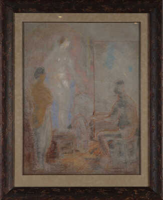 Кудряшёв Владимир Владимирович. В мастерской художника